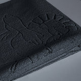 Single bath towel jet grey