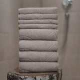 New Single shower towel simply taupe