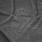 Single bath towel jet grey