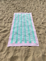Single Beach Towel beach pink Limited