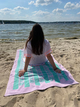 Single Beach Towel beach pink Limited