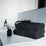 Single towel jet grey