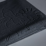 Single towel jet grey