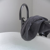 New Set of 2 Sauna Towel jet grey limited